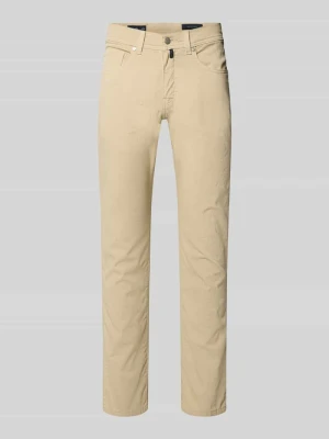 Spodnie o kroju regular fit z wpuszczanymi kieszeniami model 'Lyon' Pierre Cardin
