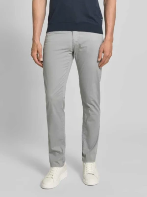 Spodnie o kroju regular fit z wpuszczanymi kieszeniami model 'Lyon' Pierre Cardin