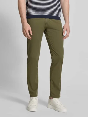Spodnie o kroju regular fit z wpuszczanymi kieszeniami model 'Lyon' Pierre Cardin