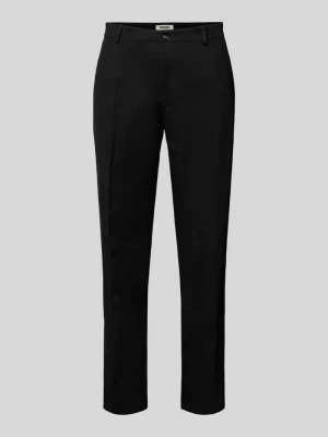 Spodnie o kroju regular fit z wpuszczanymi kieszeniami w stylu francuskim model ‘Ole’ CG - Club of Gents