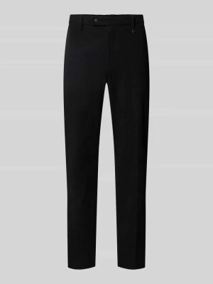 Spodnie o kroju regular straight fit z drobnego sztruksu model 'CORA' Antony Morato Czarny