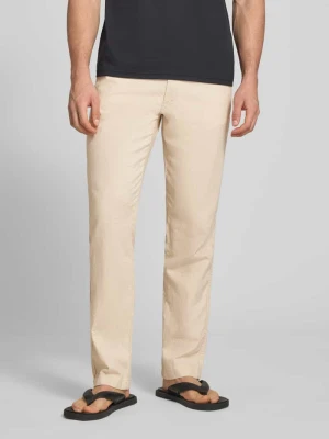 Spodnie o kroju relaxed fit z mieszanki bawełny i lnu model 'KANE' jack & jones