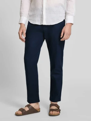 Spodnie o kroju relaxed fit z mieszanki lnu i bawełny s.Oliver RED LABEL