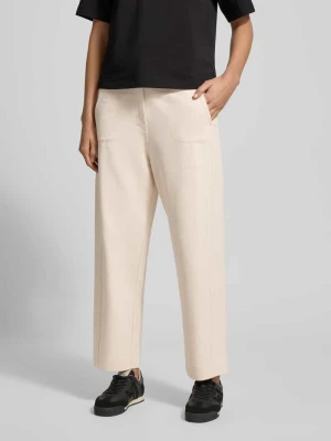 Spodnie o kroju relaxed fit z wpuszczanymi kieszeniami Marc Cain