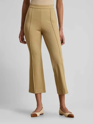 Spodnie o kroju slim fit o dł. 7/8 z ozdobnym szwem Lauren Ralph Lauren