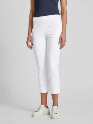 Spodnie o kroju slim fit w jednolitym kolorze model ‘PENNY’ RAFFAELLO ROSSI