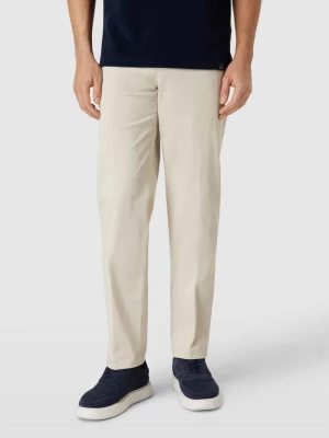 Spodnie o kroju slim fit w kant model ‘PEAKER’ hiltl