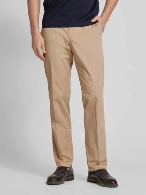Spodnie o kroju slim fit w kant model ‘PEAKER’ hiltl