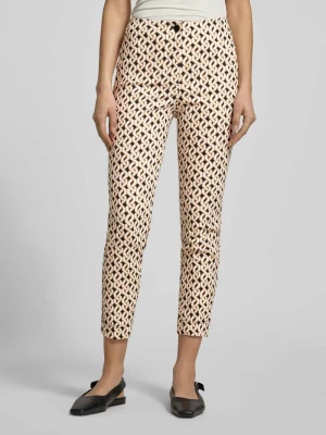 Spodnie o kroju slim fit w skróconym kroju Christian Berg Woman