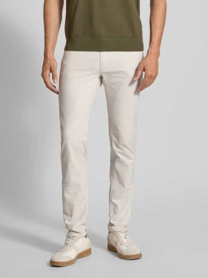 Spodnie o kroju slim fit z 5 kieszeniami model ‘CHUCK’ BRAX Piaskowy