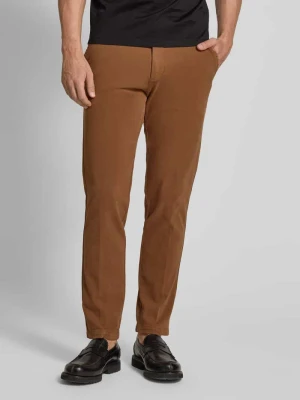 Spodnie o kroju slim fit z elastycznej mieszanki bawełny model ‘KAITON1’ Boss