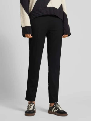 Spodnie o kroju slim fit z elastycznym pasem MORE & MORE