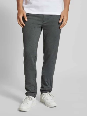Spodnie o kroju slim fit z elastycznym paskiem model ‘Langford’ Blend