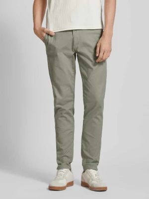 Spodnie o kroju slim fit z fakturowanym wzorem model ‘MARCO’ jack & jones