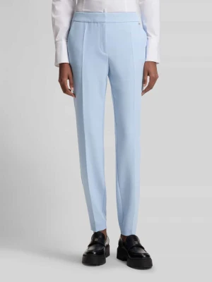 Spodnie o kroju slim fit z kantami model 'HAGONIA-1' HUGO