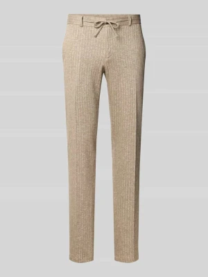 Spodnie o kroju slim fit z kantem Zuitable