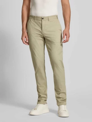 Spodnie o kroju slim fit z kieszeniami z tyłu MCNEAL