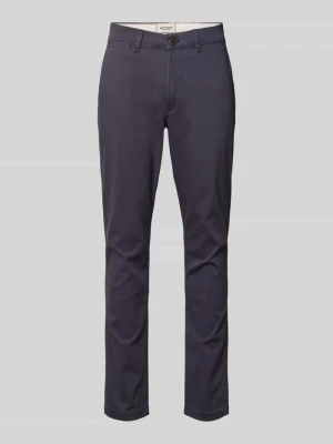 Spodnie o kroju slim fit z kieszeniami z tyłu model 'MARCO' jack & jones