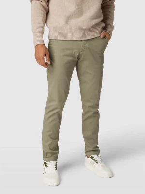 Spodnie o kroju slim fit z lamowanymi kieszeniami z tyłu model ‘Miles' Selected Homme