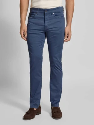 Spodnie o kroju slim fit z mieszanki bawełny model ‘DELAWARE’ Boss