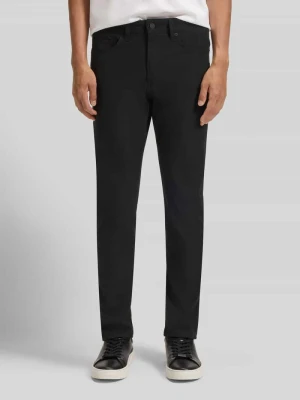 Spodnie o kroju slim fit z mieszanki bawełny model ‘DELAWARE5’ Boss