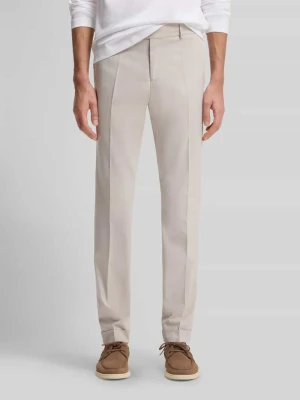 Spodnie o kroju slim fit z mieszanki bawełny model 'H-GENIUS' Boss