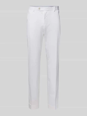 Spodnie o kroju slim fit z mieszanki bawełny model 'H-GENIUS' Boss