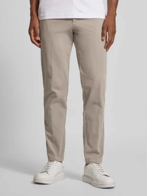 Spodnie o kroju slim fit z mieszanki bawełny model ‘KAITON1’ Boss