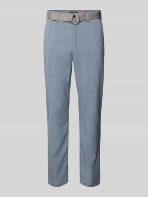 Spodnie o kroju slim fit z paskiem MCNEAL
