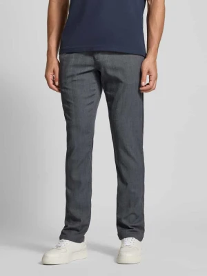 Spodnie o kroju slim fit z paskiem MCNEAL