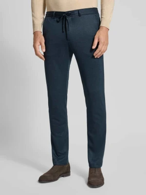 Spodnie o kroju slim fit z trokami model ‘SpartaFlex’ Zuitable