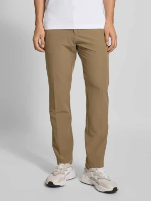 Spodnie o kroju slim fit z trokami model ‘T_COMMUTER’ BOSS Green