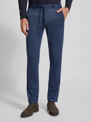 Spodnie o kroju slim fit z wiązaniem model ‘SpartaFlex’ Zuitable