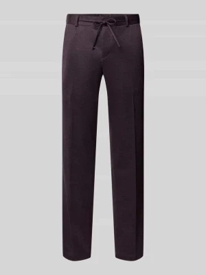 Spodnie o kroju slim fit z wiązaniem model ‘SpartaFlex’ Zuitable