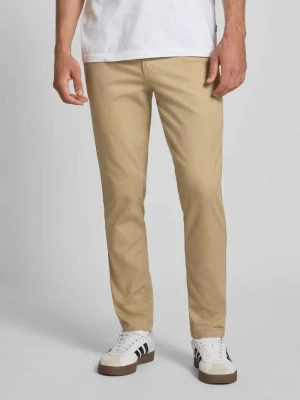 Spodnie o kroju slim fit z wpuszczanymi kieszeniami model ‘MARCO’ jack & jones