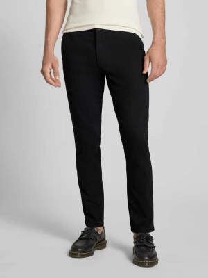 Spodnie o kroju slim fit z wpuszczanymi kieszeniami model ‘MARCO’ jack & jones