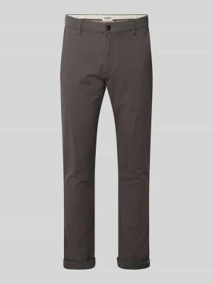 Spodnie o kroju slim fit z wpuszczanymi kieszeniami model ‘MARCO’ jack & jones