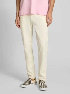 Spodnie o kroju slim fit z wpuszczanymi kieszeniami model ‘MARCO’ jack & jones