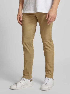Spodnie o kroju slim fit z wpuszczanymi kieszeniami model ‘NATAN’ Blend