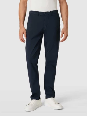 Spodnie o kroju slim fit z wpuszczanymi kieszeniami w stylu francuskim casual friday