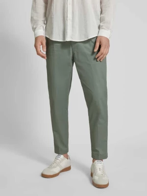 Spodnie o kroju slim fit z wpuszczanymi kieszeniami w stylu francuskim casual friday