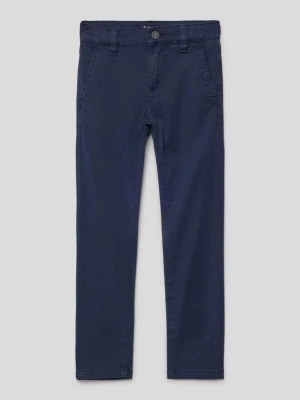 Spodnie o kroju slim fit z wpuszczanymi kieszeniami w stylu francuskim s.Oliver RED LABEL