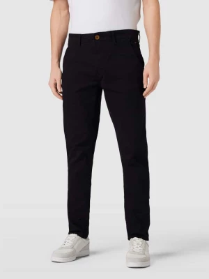Spodnie o kroju slim fit z zapięciem na guzik model ‘BHNATAN’ Blend