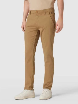 Spodnie o kroju slim fit z zapięciem na guzik model ‘BHNATAN’ Blend