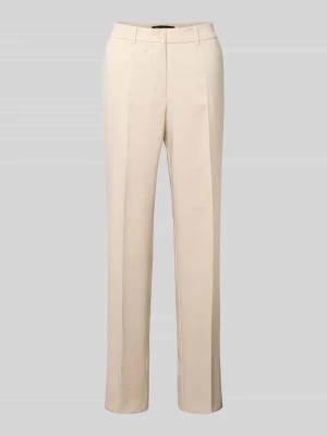 Spodnie o kroju straight fit spodnie materiałowe z kantami Betty Barclay