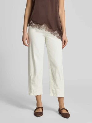 Spodnie o kroju straight fit w skróconym kroju model 'Melly' OPUS PANTS