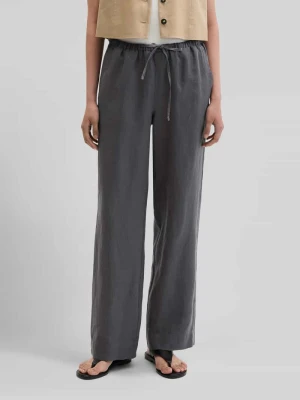 Spodnie o kroju straight fit z czystego lnu Marc O'Polo