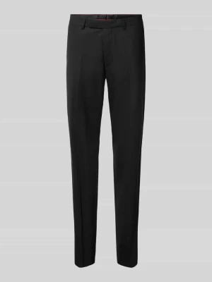 Spodnie o kroju straight fit z kantami model 'Totti' CINQUE Czarny