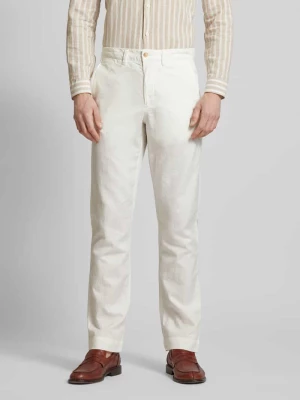 Spodnie o kroju straight fit z mieszanki lnu i bawełny Polo Ralph Lauren