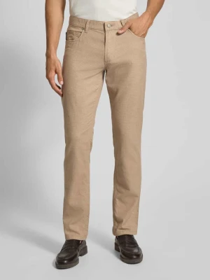 Spodnie o kroju straight fit z wpuszczanymi kieszeniami Christian Berg Men